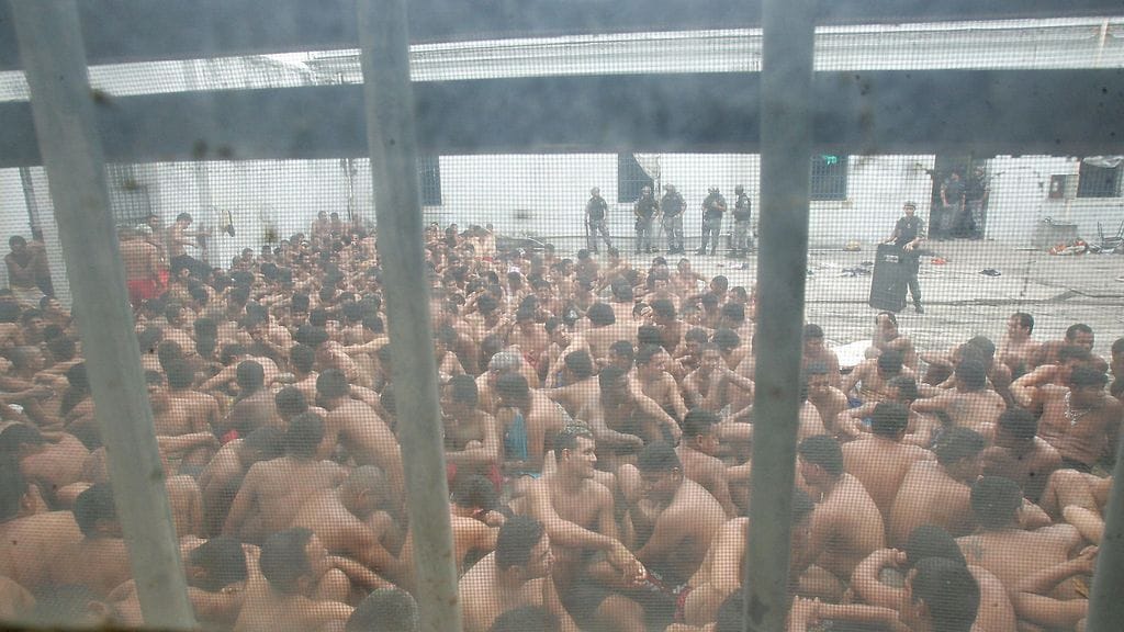 Manausin vankilassa on mellakoitu aiemminkin. Kuva mellakasta vuonna 2010.