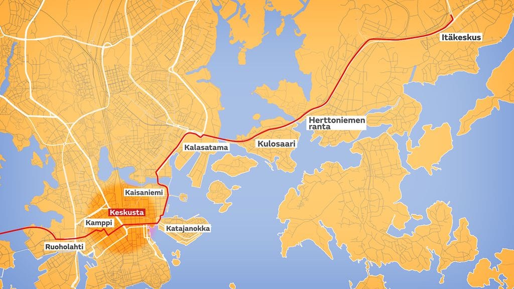 Helsinki kaahaus kartta