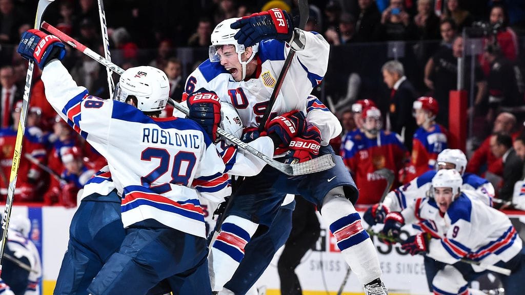 Yhdysvallat juhli finaalipaikkaa.