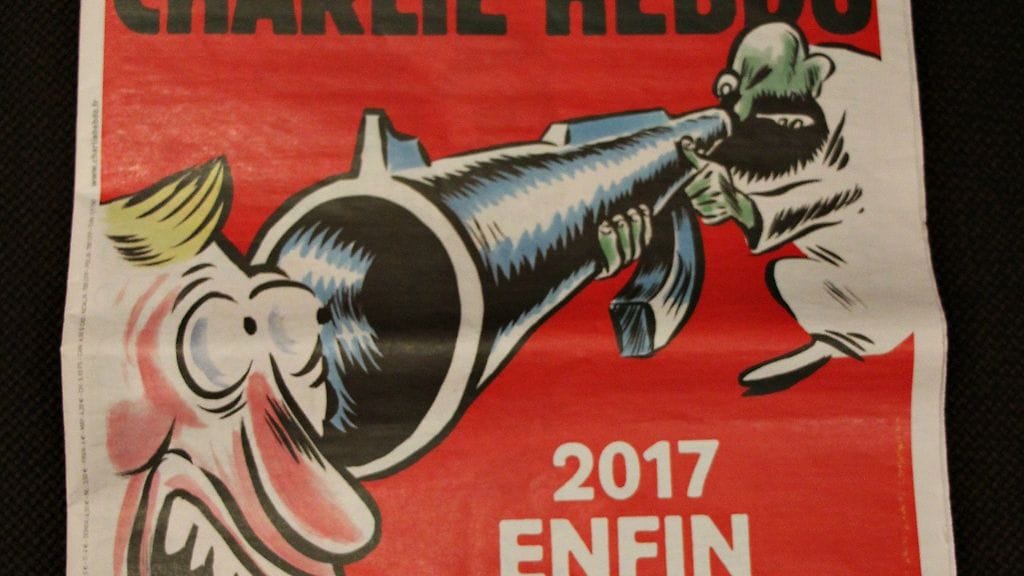 Charlie Hebdo -lehden uusin kansikuva.