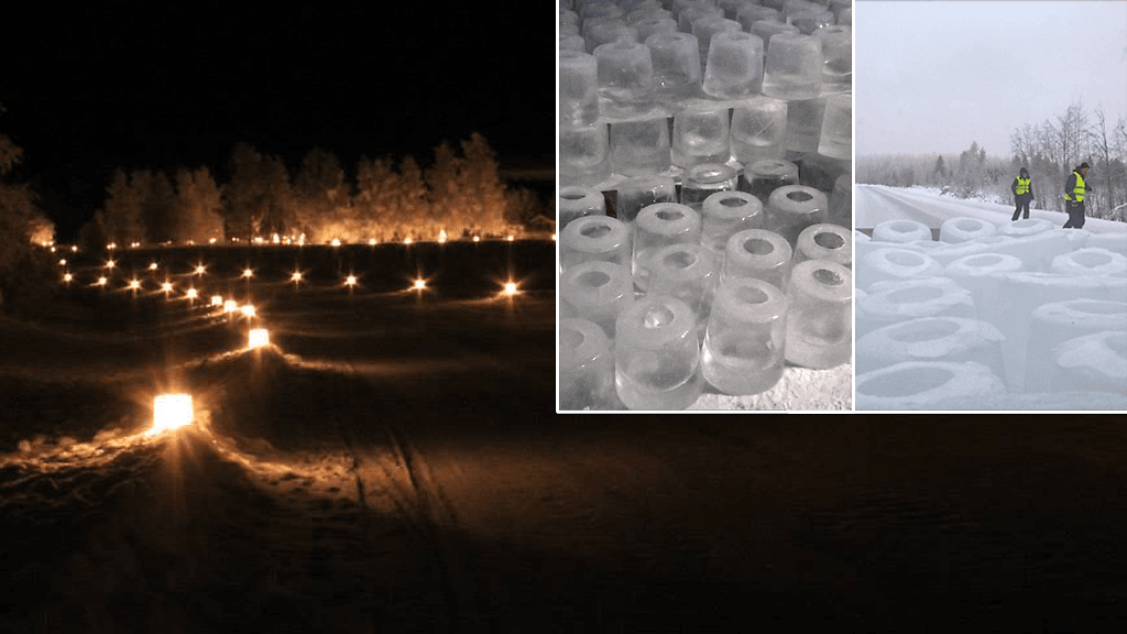 Paakin jäälyhdyt ovat upeaa katseltavaa.