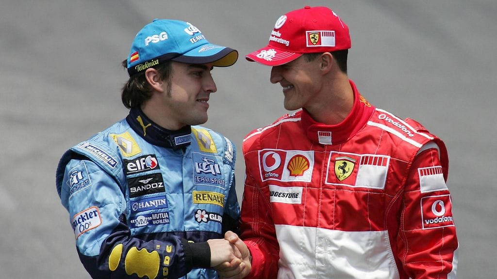 Fernando Alonso ja Michael Schumacher kävivät kuuman taiston mestaruudesta kaudella 2006.