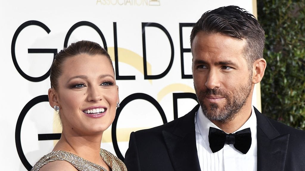 Blake Lively ja Ryan Reynolds Golden Globe -gaalassa vuonna 2017.