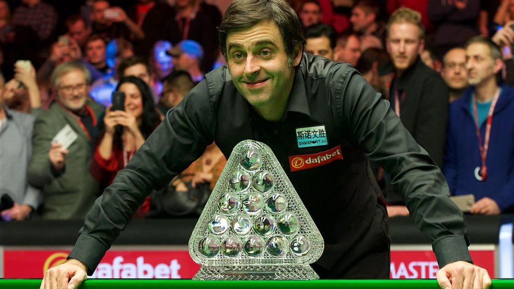 Ronnie O'Sullivan tyrmäsi Barry Hawkinsin Mastersin finaalissa vuosi sitten peräti 10-1.