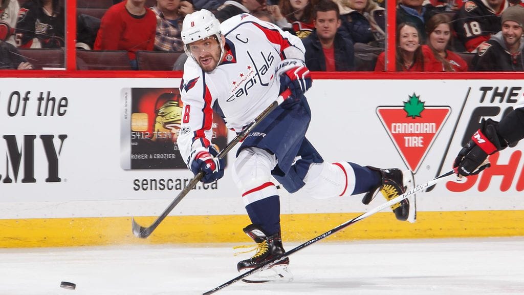 Aleksandr Ovetshkin oli tehokas maanantain kierroksella.