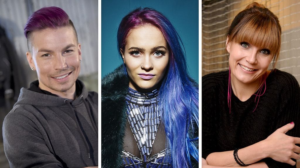 Antti Tuisku, Sanni ja Niina Lahtinen ovat ehdolla QX Gay Gaalassa.