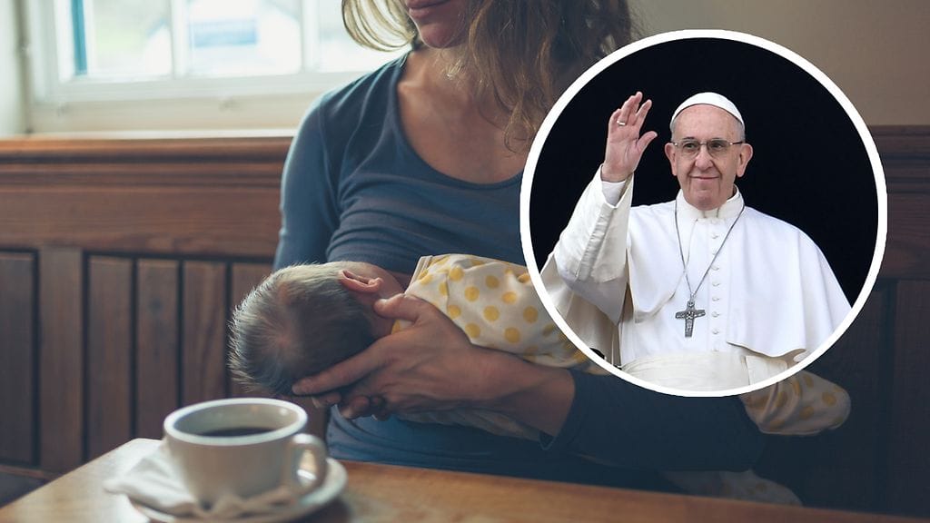 Paavi Francis tunnetaan julkisen imetyksen puolestapuhujana.