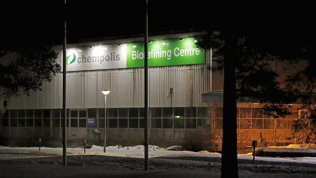 Biojalostusteknologioita kehittävä ja toimittava Chempolis yhtiö Oulussa 10. tammikuuta 2017.