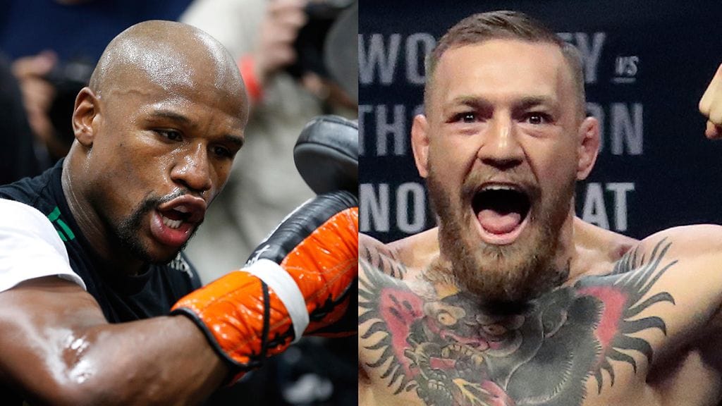 Floyd Mayweather ja Conor McGregor.