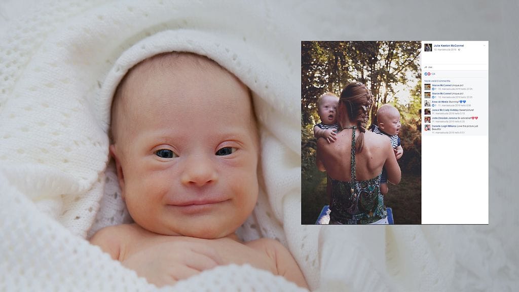 Kaksospoikien äiti kertoo, ettei voisi kuvitella elämää ilman lapsiaan.