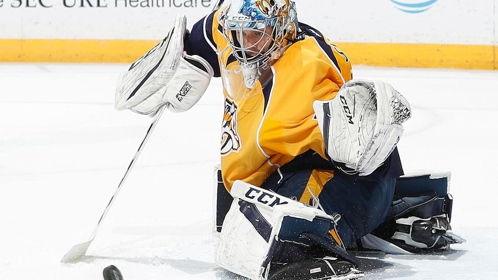 Juuse Saros oli lähes pysäyttämätön.