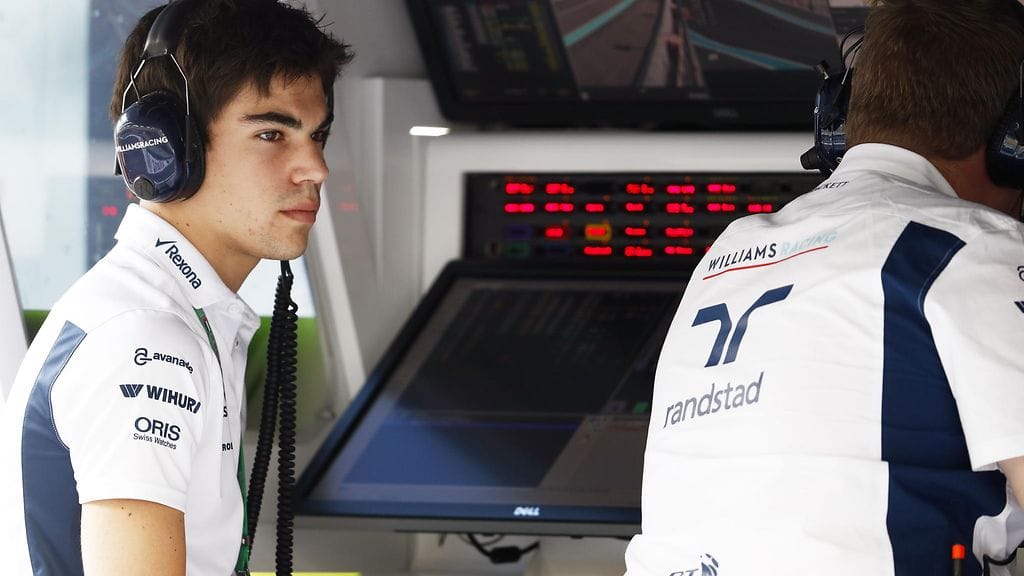 Lance Stroll debytoi F1-sarjassa tänä vuonna.