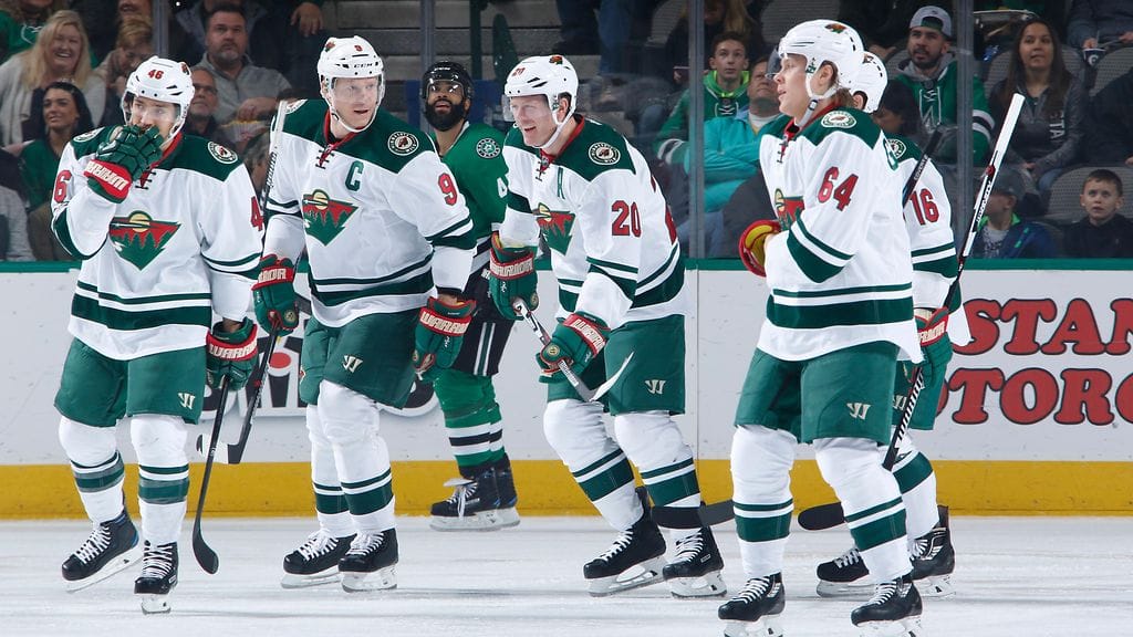 Mikko Koivu ja Mikael Granlund olivat juonimassa Minnesotalle voittoa.