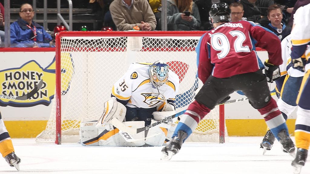 Pekka Rinne pysäytti Coloradon.