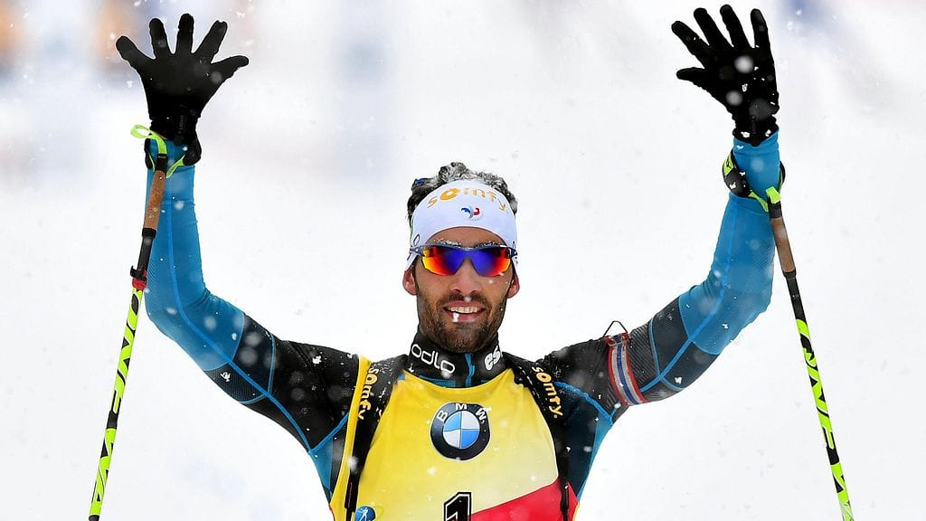 Kymmenen voittoa, näyttää Martin Fourcade.