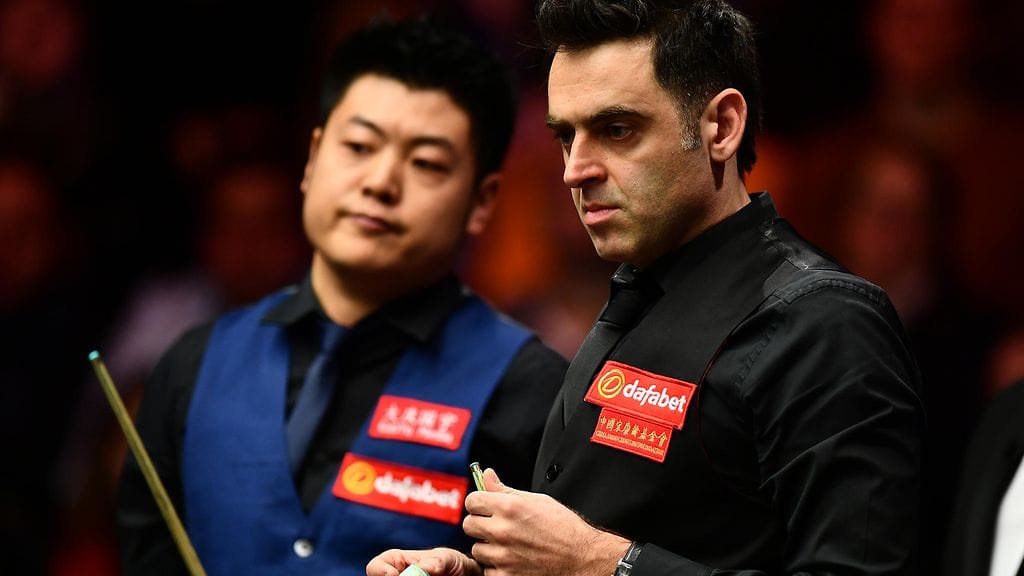 Liang Wenbo taipui Ronnie O'Sullivanille.