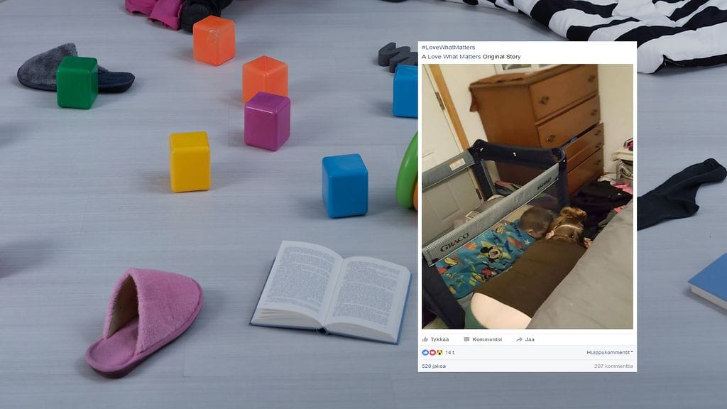 Lasten kasvoille nouseva hymy korvaa äidin mukaan monet asiat.