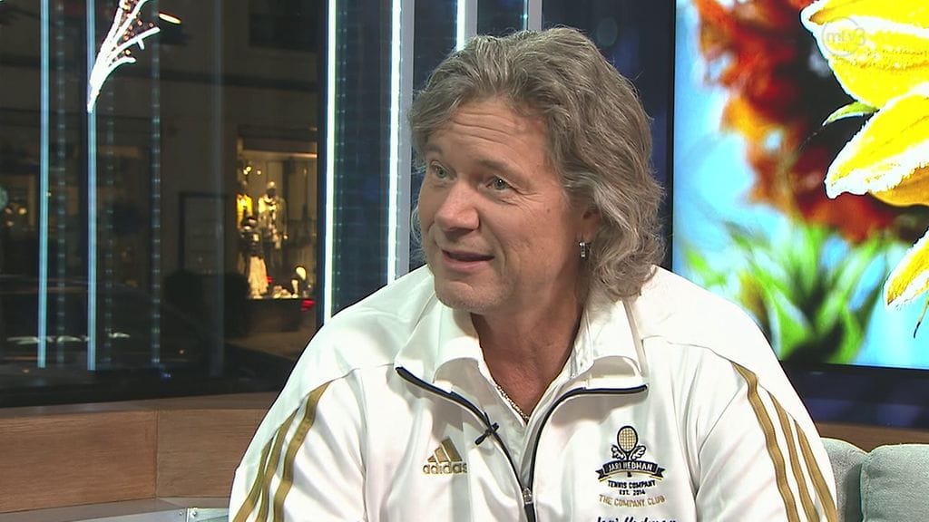 Jari Hedman MTV:n aamuohjelmassa vuonna 2017.