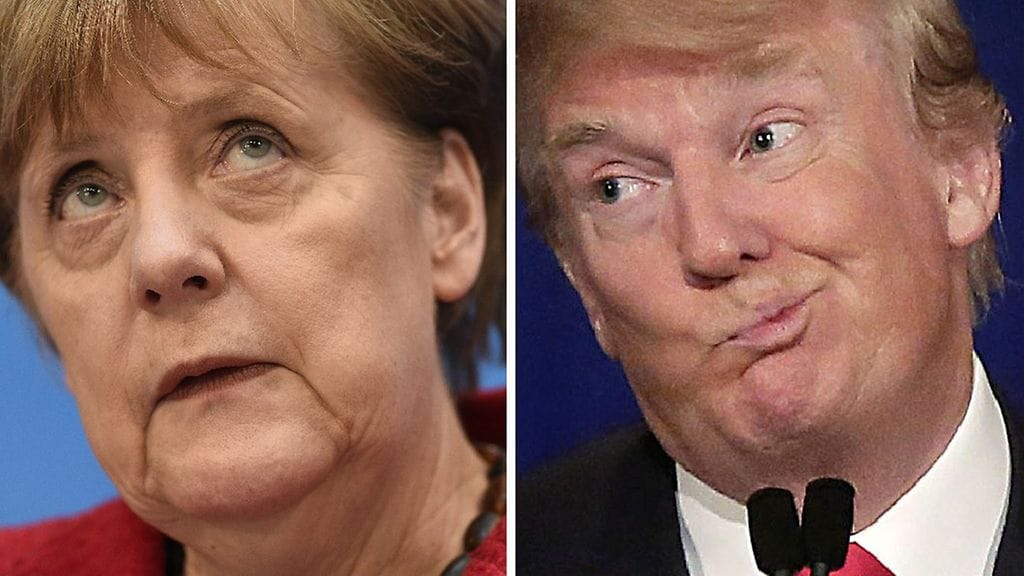 Trump kritisoi myös Saksan liittokanslerin Angela Merkelin pakolaispolitiikkaa. Merkel puolestaan sanoi, että eurooppalaisten täytyy ottaa kohtalonsa omiin käsiin.