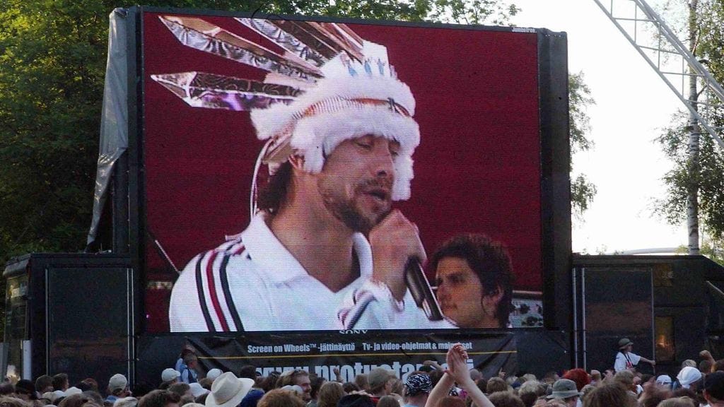 Jamiroquai Jay Kay Pori Jazzissa kesä 2003