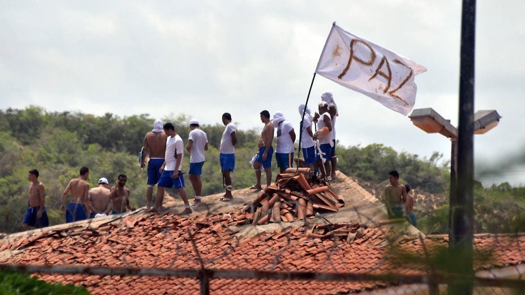Alcacuzin vankila on tarkoitettu noin 600 vangille, mutta paikallismedian mukaan vankeja on lähes 1 100.