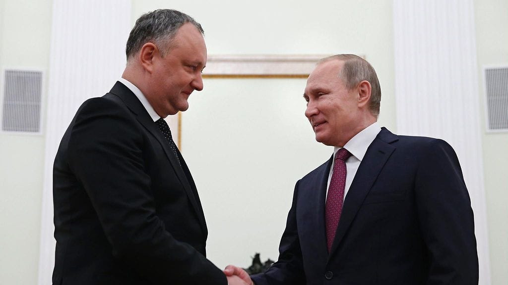 Igor Dodon ja Vladimir Putin tapasivat Moskovassa.