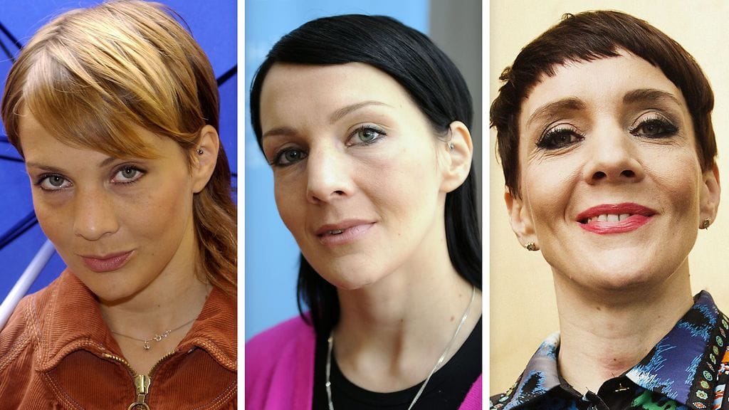 Maria Veitolan tyylejä vuosilta 2002, 2008 ja 2016.