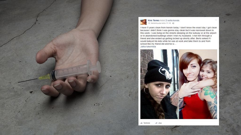 Huumeriippuvuudesta irti päässyt äiti kertoo pysyvänsä kuivilla lastensa avulla.