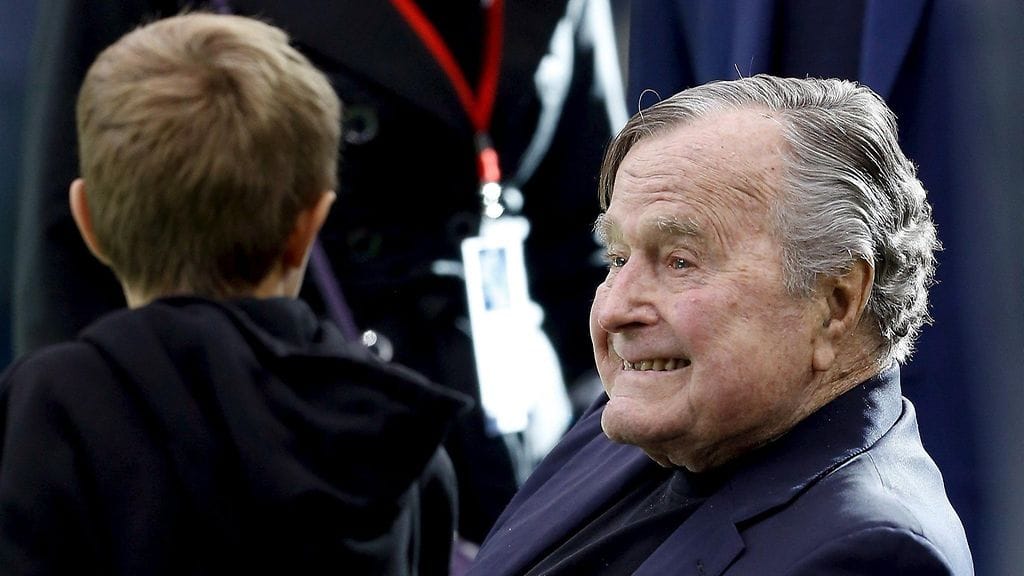 George H.W. Bush kuvattuna tammikuun 7. päivä 2017.
