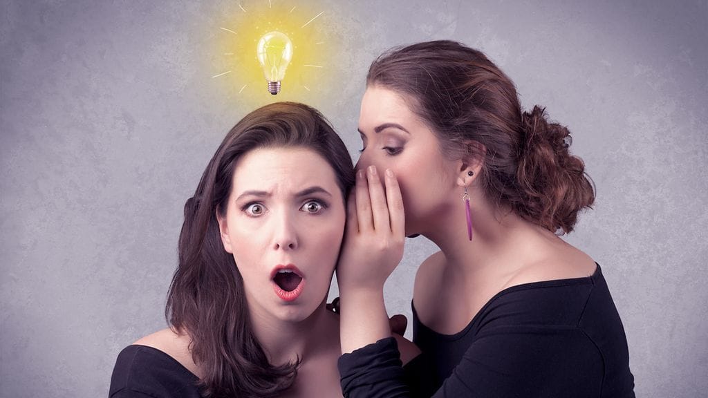 Aivan kaikkia salaisuuksia ei kannata jakaa parhaimmankaan ystävän kanssa.