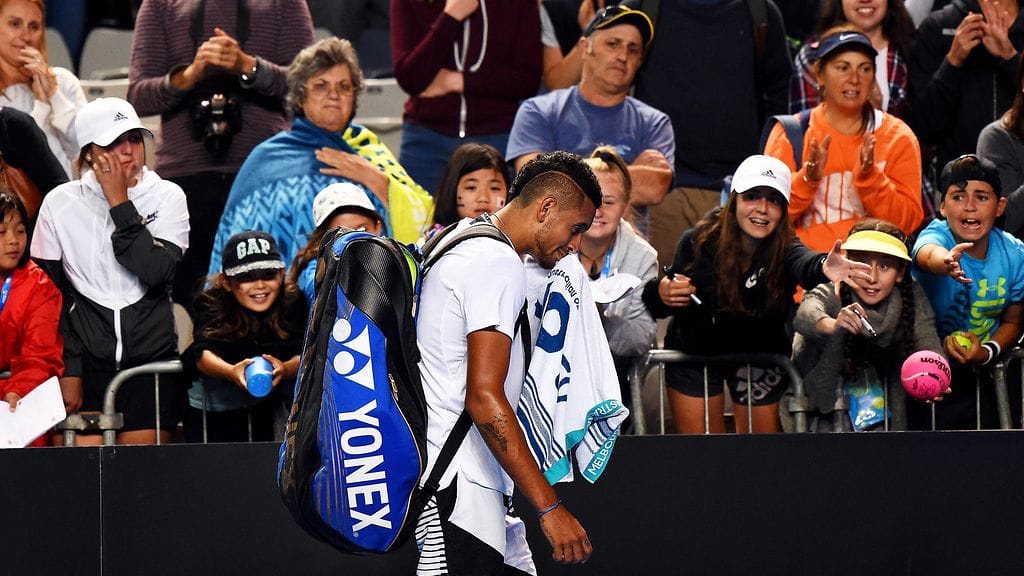 Nick Kyrgios ei ole pystynyt lunastamaan potentiaaliaan.