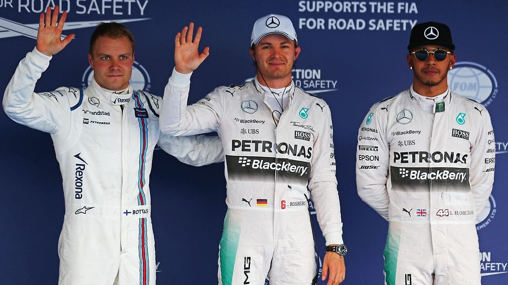 Valtteri Bottas otti Nico Rosbergin paikan Lewis Hamiltonin tallikaverina.
