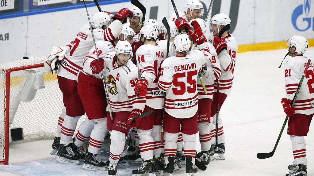 Jokerien riemua Pietarissa.