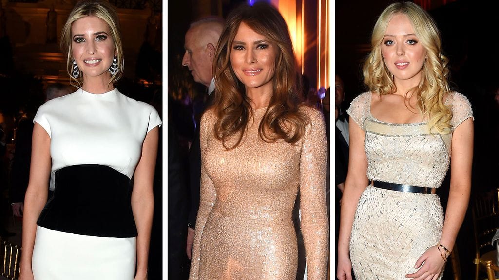 Ivanka, Melania ja Tiffany Trump.