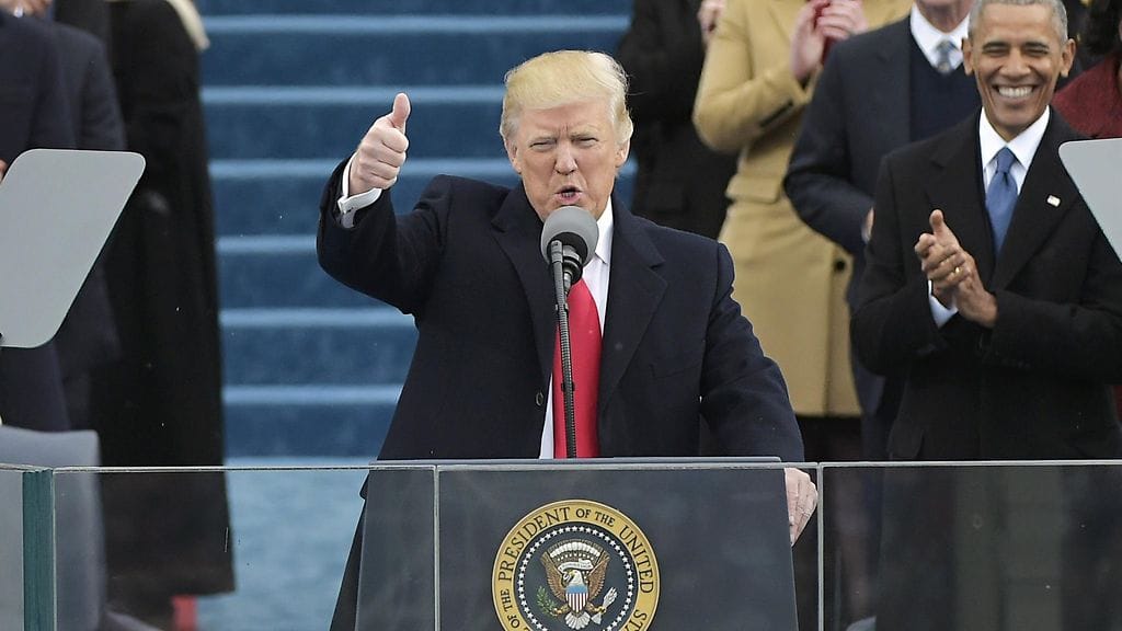 Yhdysvaltain 45. presidentti Donald Trump vannoi virkavalansa perjantaina.