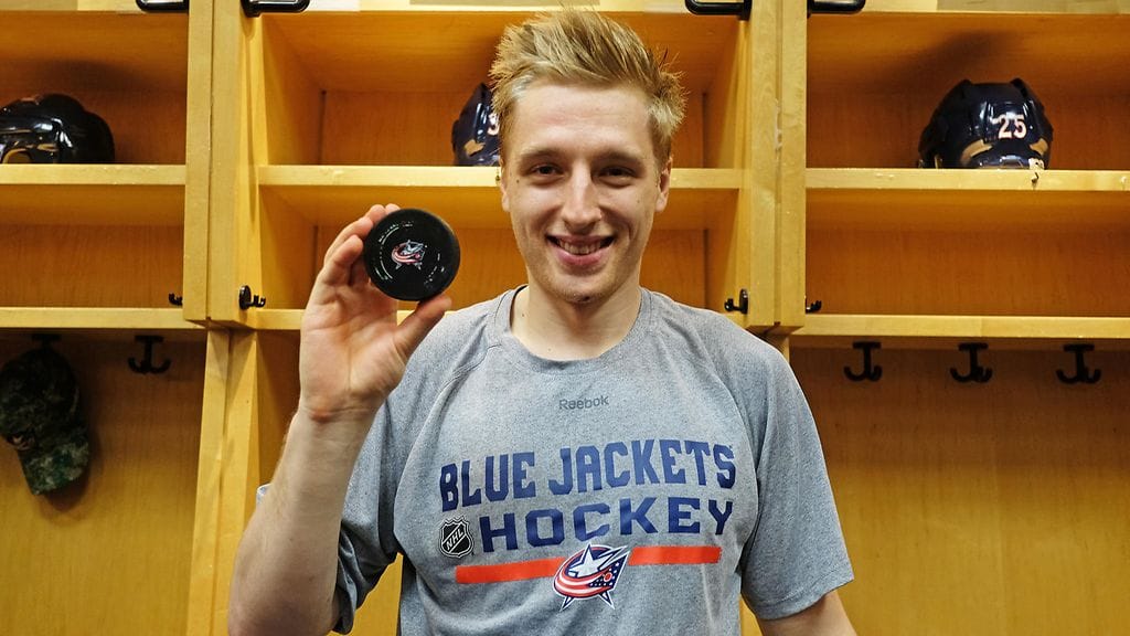 Markus Hännikäinen iski NHL-uransa ensimmäisen maalin.