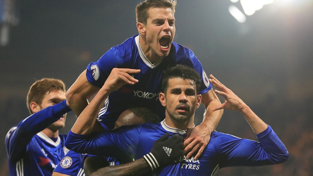 Maalipyssy Diego Costa osui taas Chelsealle.