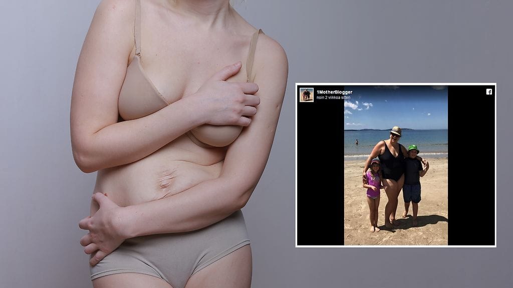 Äidin jakamalla rantakuvalla on tärkeä sanoma kaikille omaa vartaloaan murehteleville.