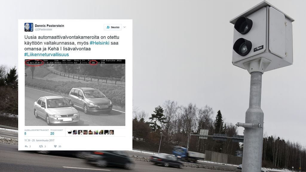 Kuvankaappaus Twitteristä.