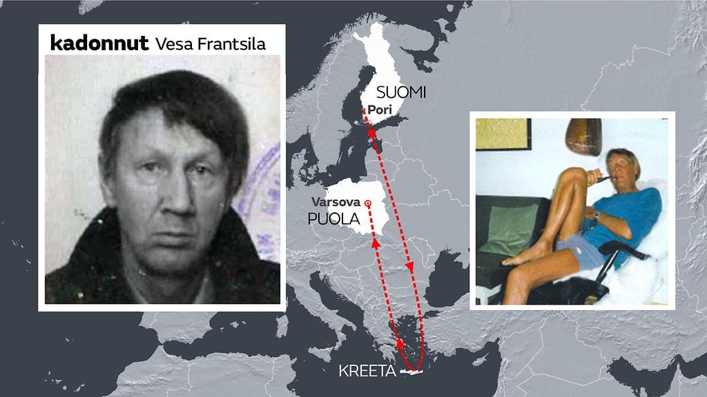 Vesa Frantsila katosi vuonna 2001.