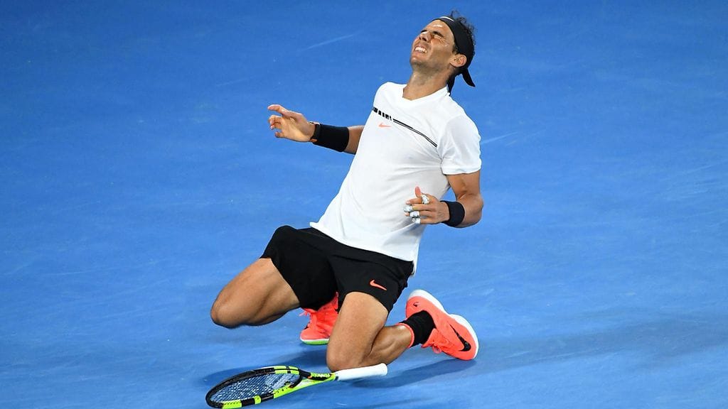 Se on siinä! Rafael Nadal eteni finaaliin.