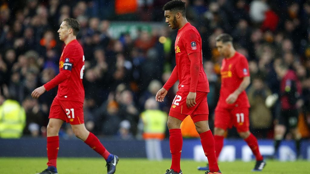 Liverpoolin pelaajilla ei ollut aihetta juhliin lauantaina.