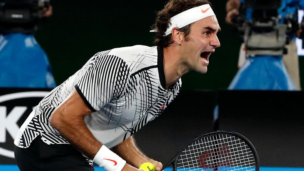 Roger Federer on voittanut urallaan 18 grand slam -turnausta.