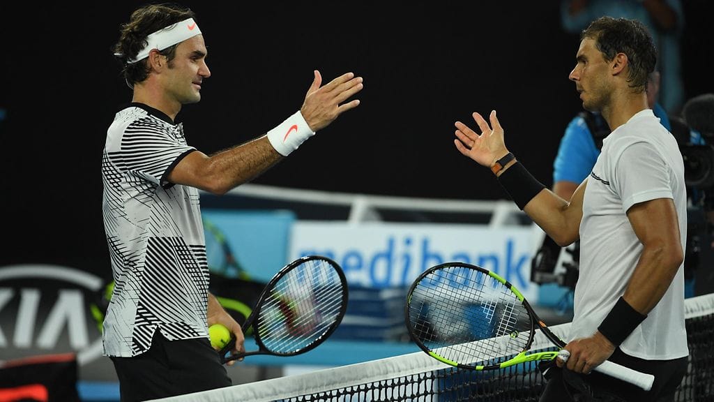 Tennisjättiläisten Roger Federerin ja Rafael Nadalin kohtaamisesta tuli jälleen klassikko.