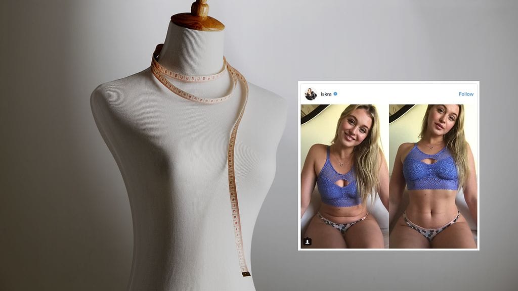 Mallina työskentelevä Iskra Lawrence puhuu nykyisin kaikenlaisten vartaloiden puolesta.