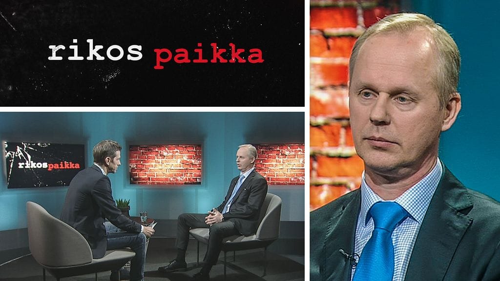 Rikospaikka-ohjelman ensimmäisenä studiovieraana on KRP:n apulaispäällikkö Tero Kurenmaa.
