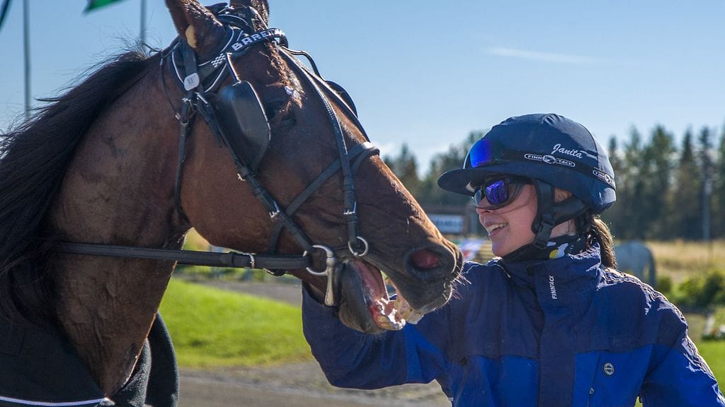 Janita Luttunen ja Baretta Boko.
