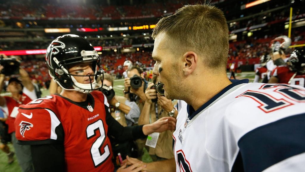 Matt Ryan ja Tom Brady kohtaavat Super Bowlissa.