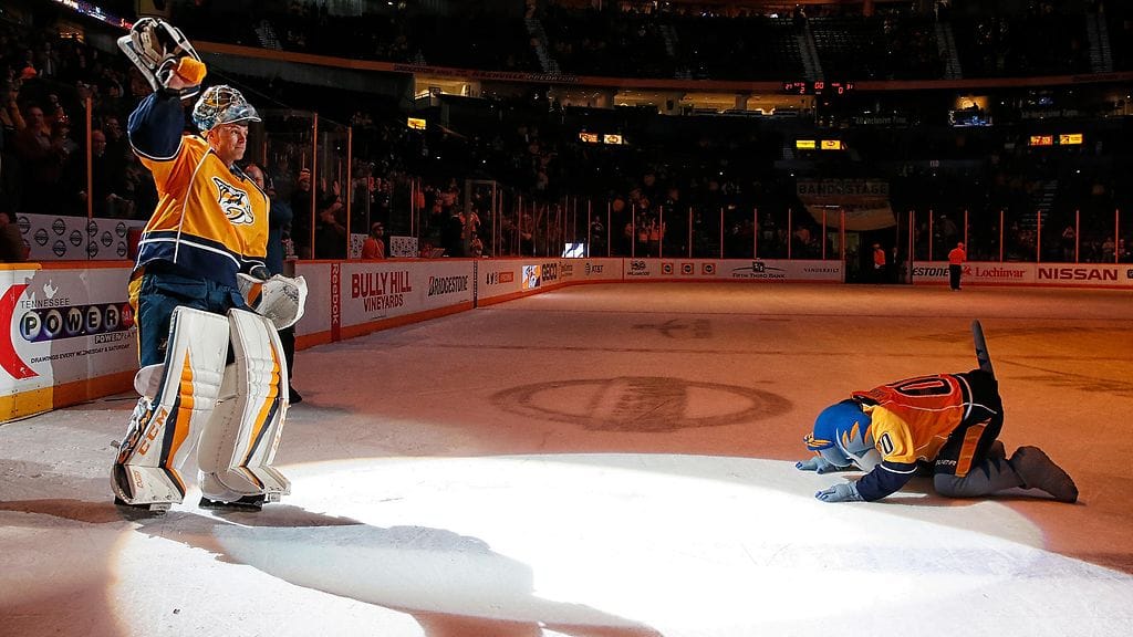 Pekka Rinne valittiin oikeutetusti ottelun tähdistöön.