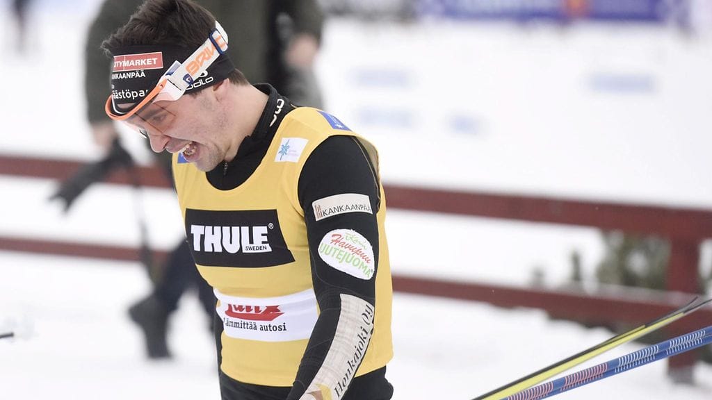 Ristomatti Hakola hiihti SM-kultaa perjantaina.